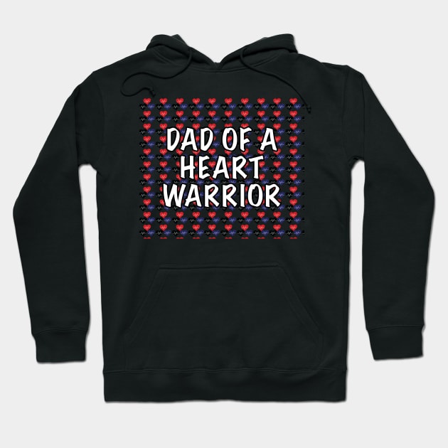 Dad of a Heart Warrior Hoodie by Raquel’s Room